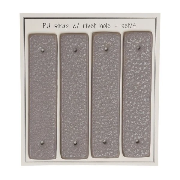 Go Handmade Remme til nitter, 8,5 x 1,8 cm, 4 stk